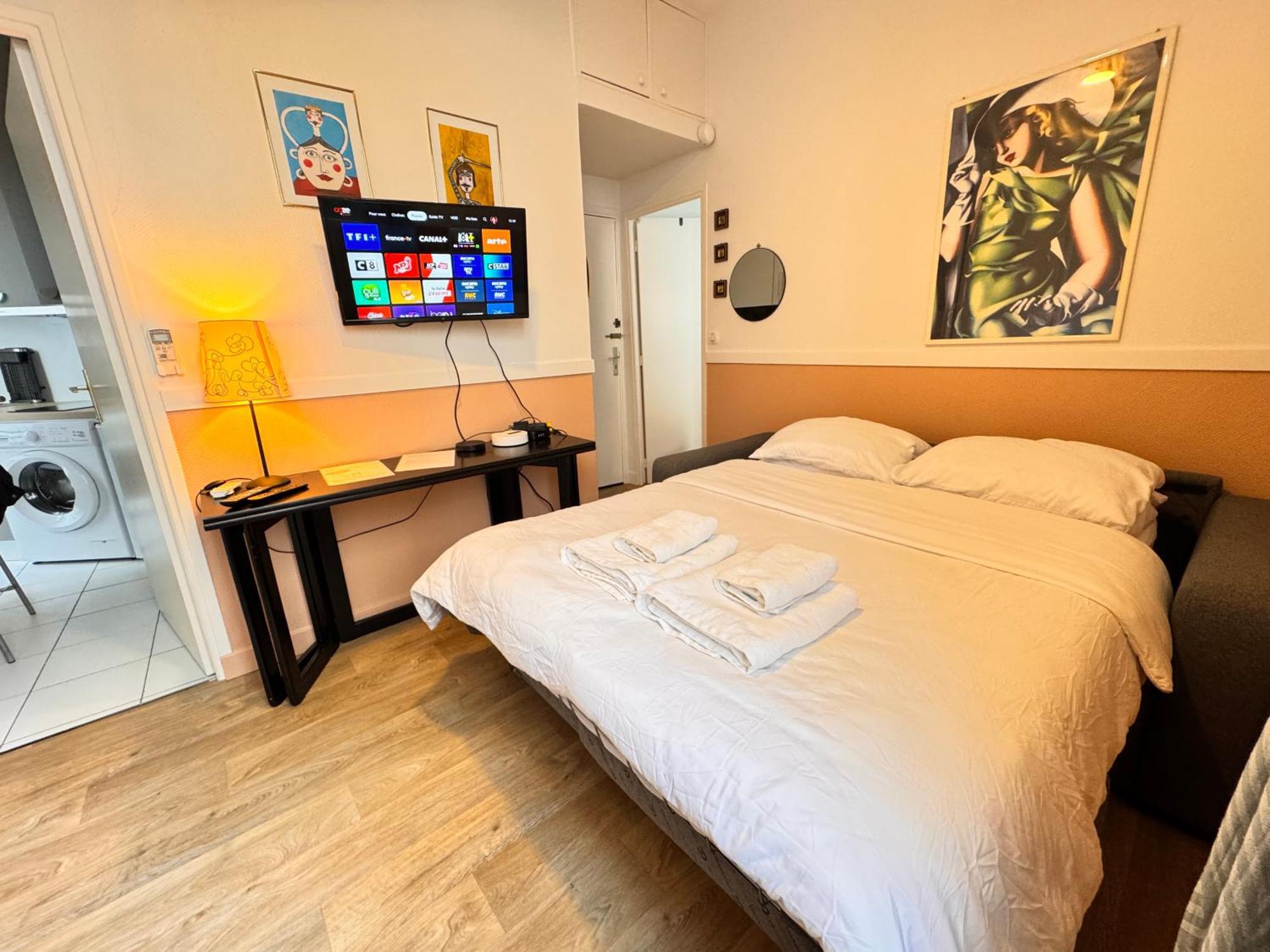 Peaceful Flat W Wifi Very Close To Pl Massena Refurbished Appartement